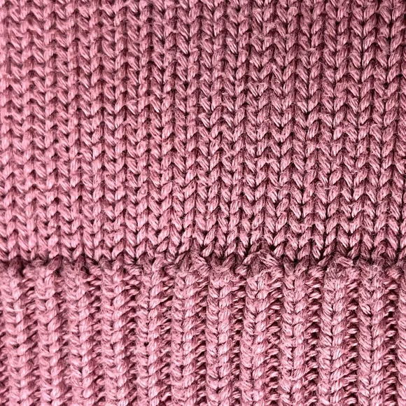 brandy mellvile Pink Crop Top Knit Barbie Y2k Retro Boho Beach One Size Cruise - Picture 6 of 6